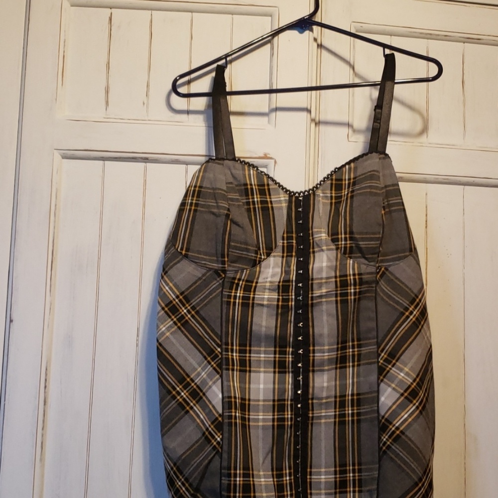 Torrid Corset look top with adjustable straps